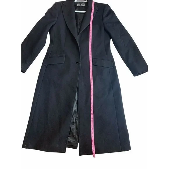 Dolce & Gabbana Basic 46 Virgin Wool Single Breasted Trench Coat Made In Italy - Picture 5 of 11